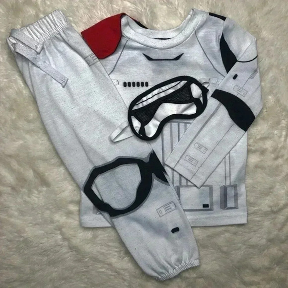 Star Wars Storm Trooper 3 Pc Pajama  Set Size 3T - Picture 1 of 16